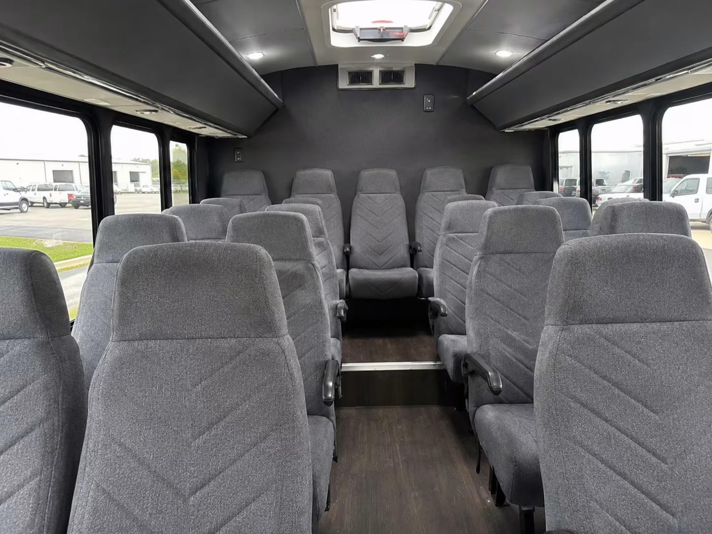 18 passenger minibus inside