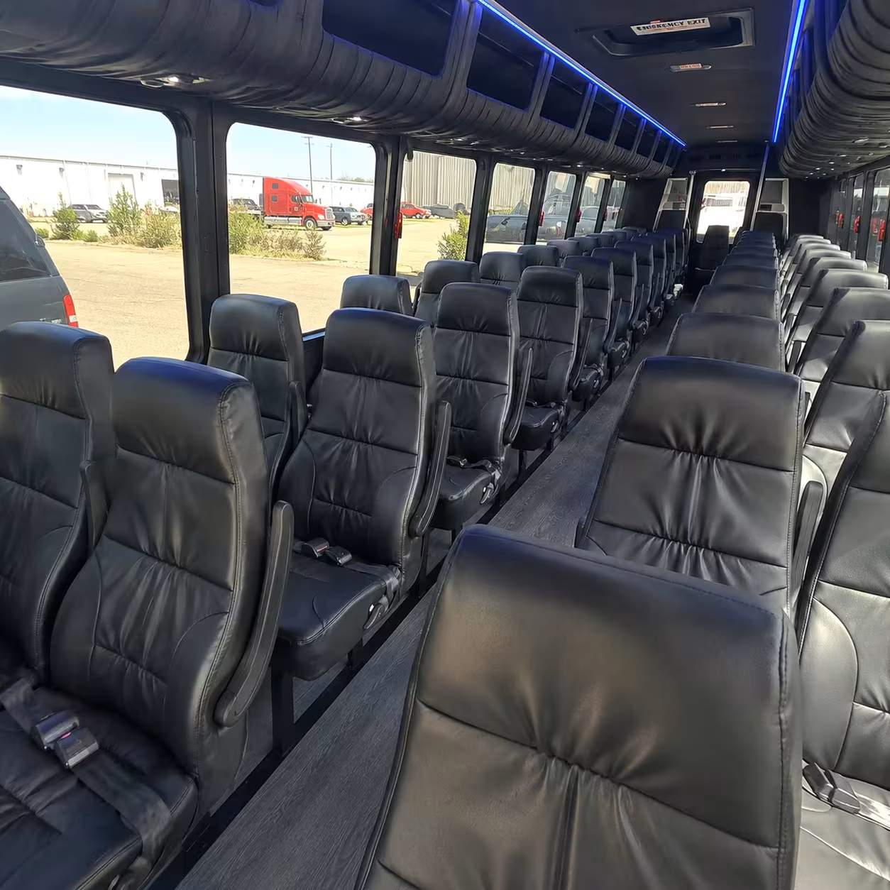 25 passenger minibus inside