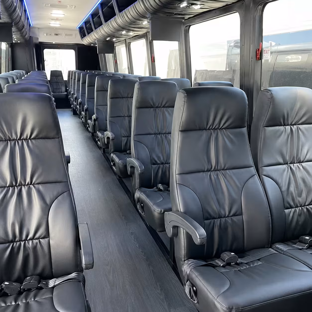 25 passenger minibus interior