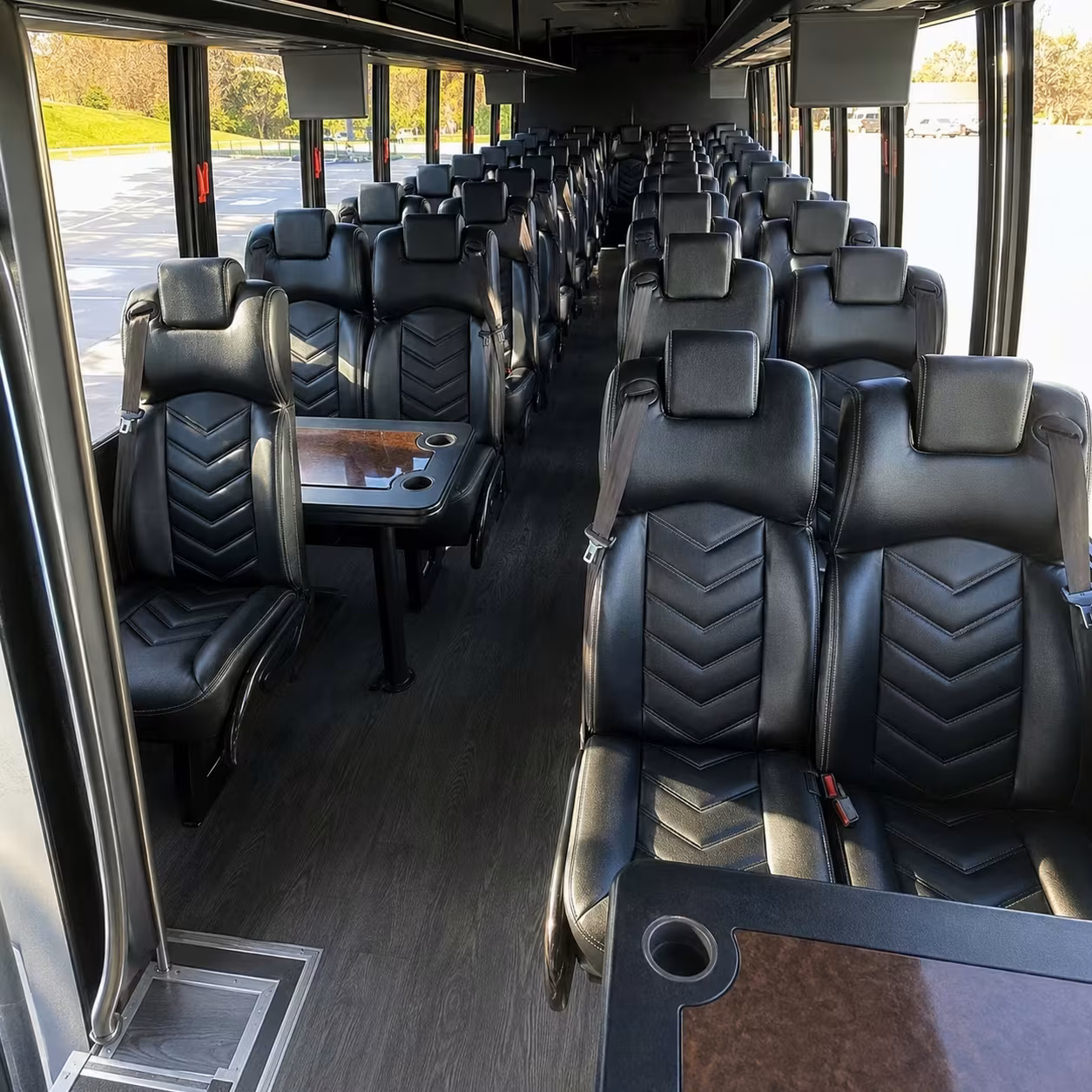 35 passenger minibus inside