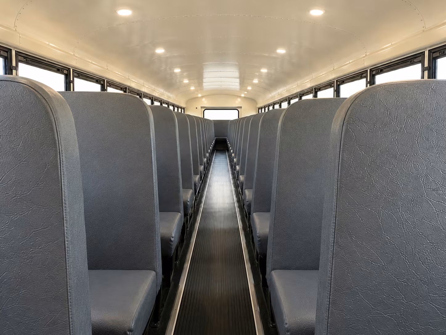 school bus inside