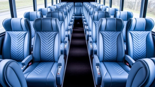 50 passenger charter bus interior