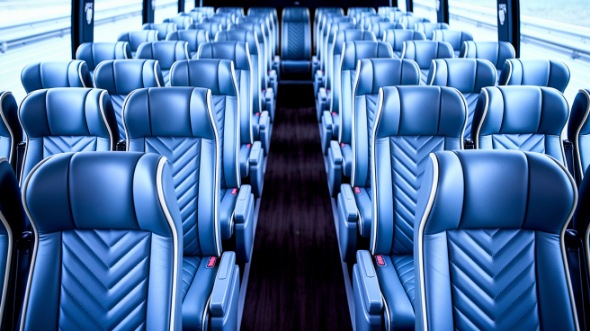 54 passenger charter bus interior layton