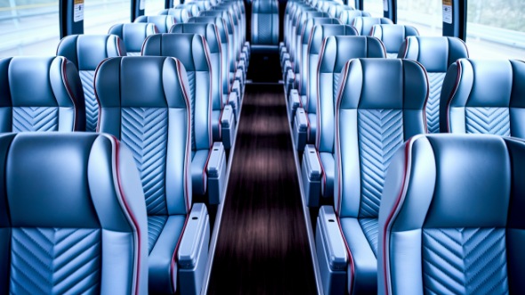 55 passenger charter bus interior layton