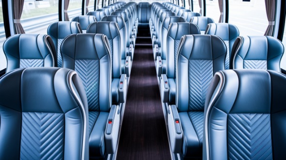 56 passenger charter bus interior layton