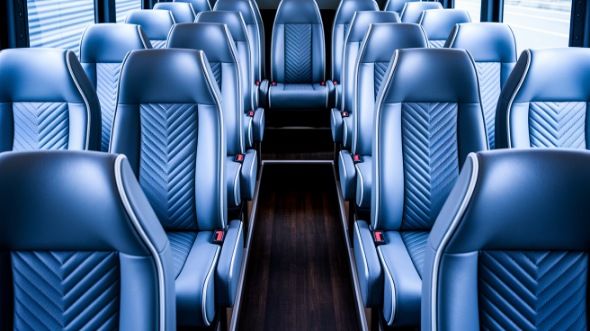 layton 15 passenger minibus interior
