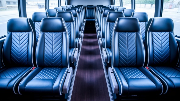 layton 18 passenger minibus inside