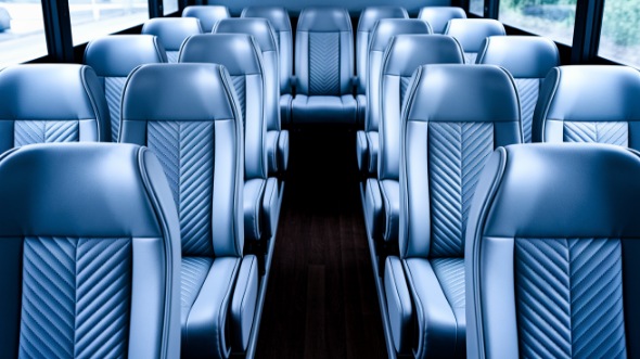 layton 28 passenger minibus inside