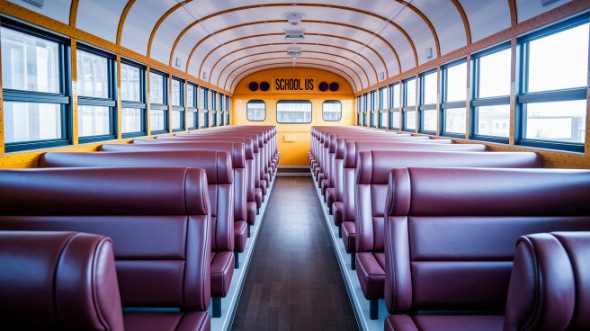 school bus rental interior layton